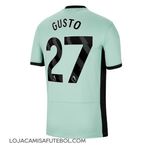 Camisa de Futebol Chelsea Malo Gusto #27 Equipamento Alternativo 2023-24 Manga Curta